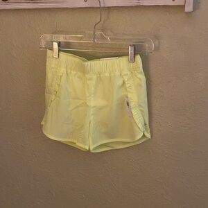 Neon Yellow youth shorts